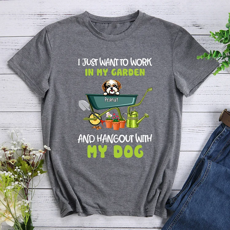 ANB - I Just Want To Work In My Garden T-Shirt-012374