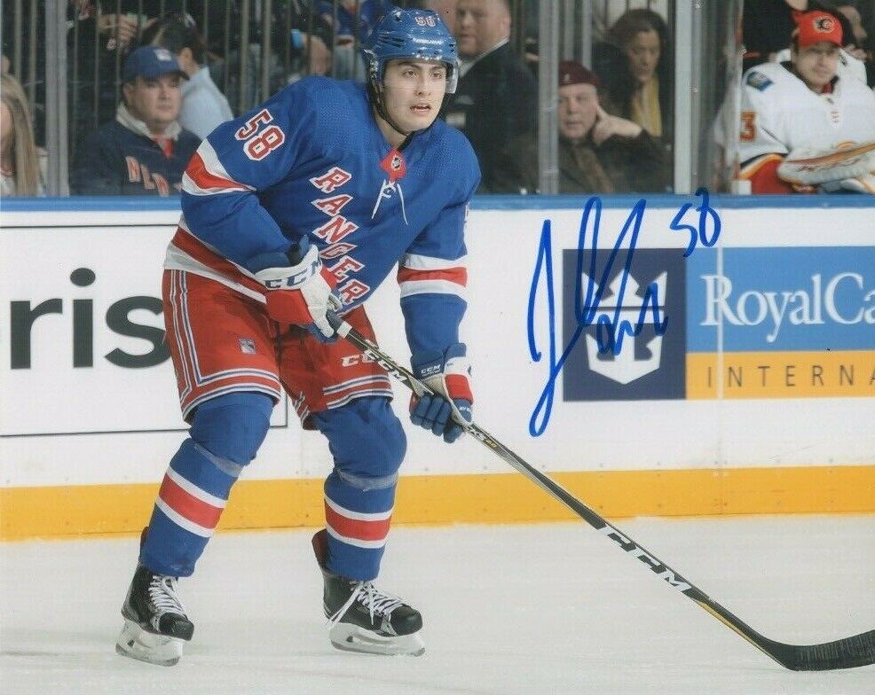 New York Rangers John Gilmour Signed Autographed 8x10 Photo Poster painting COA