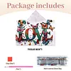 DIY PU Diamond Painting Tissue Box Kit Desktop Tissue Holder with Rhinestone Diamond Desk Decorative Tissue Box for Adults Desktop Storage Organizer (Love)