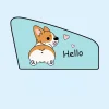 Car Sun Shield Magnetic Cartoon Mesh Car Side Window Privacy Curtain