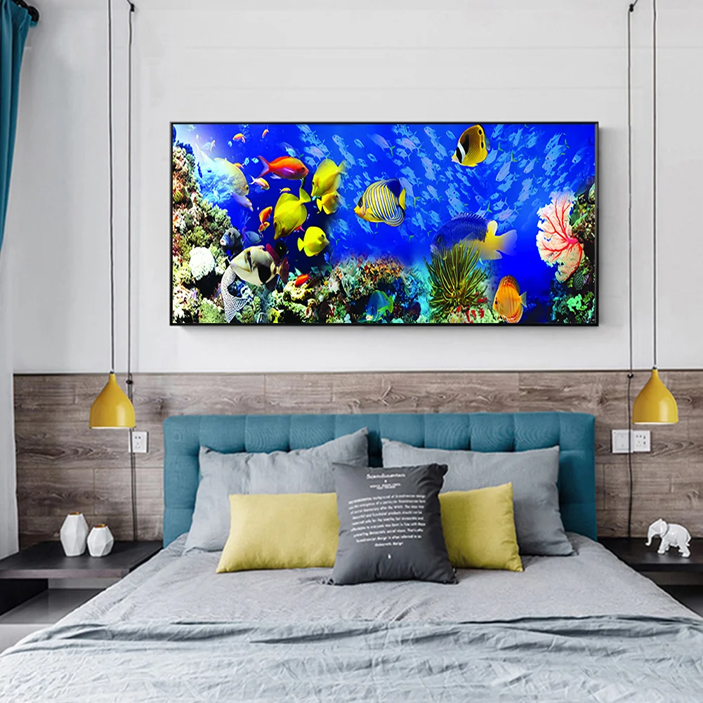 Diamond Painting - Full Round Drill - Color Deep Sea(100*40cm)