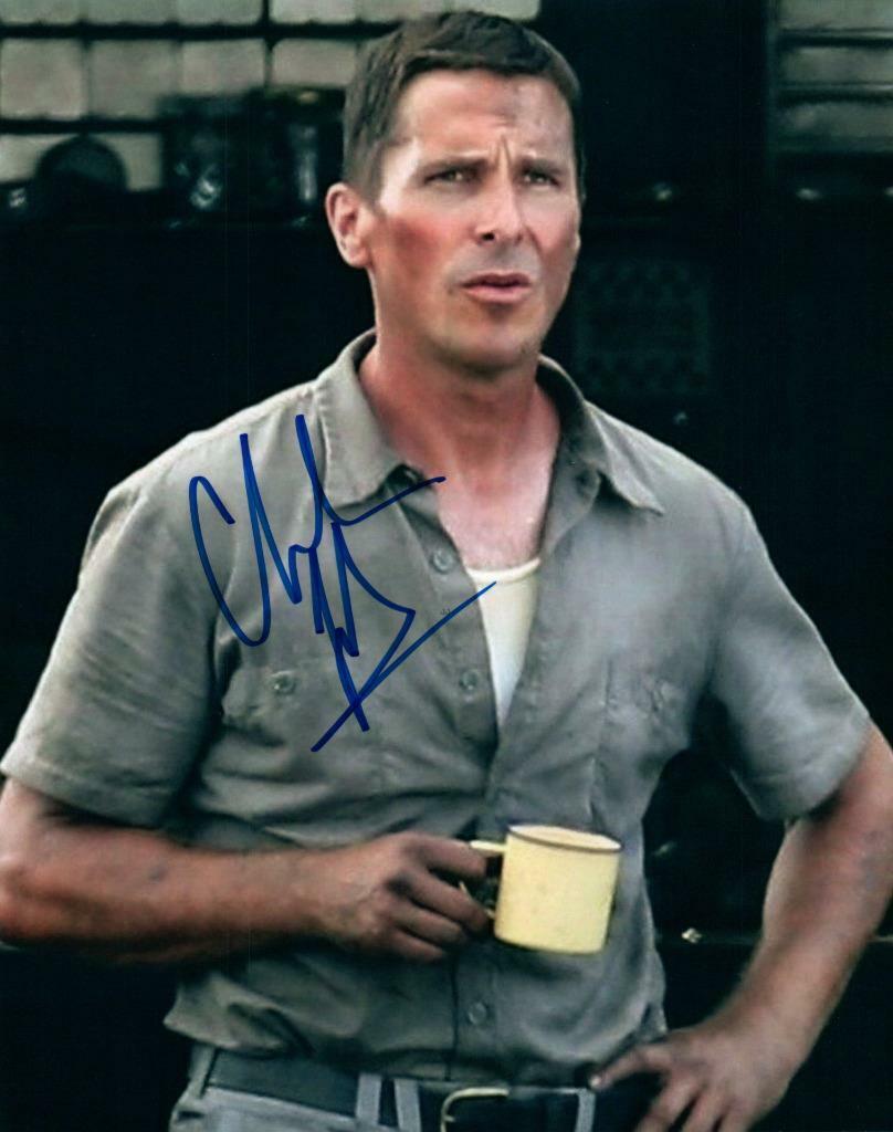 Christian Bale signed 8x10 Photo Poster painting autograph Picture autographed and COA