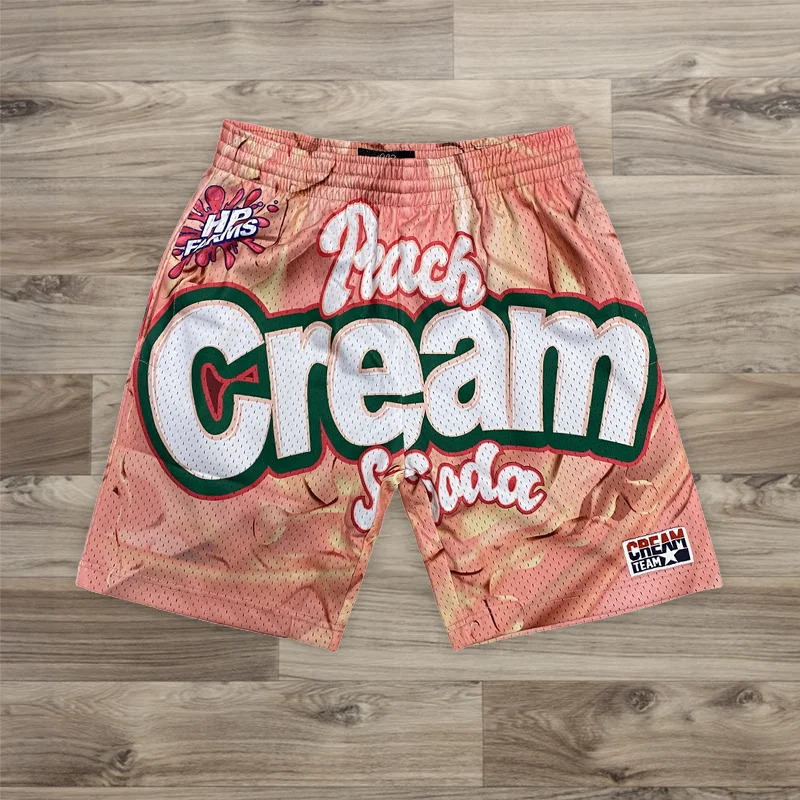Fashion Preppy Casual Print Shorts