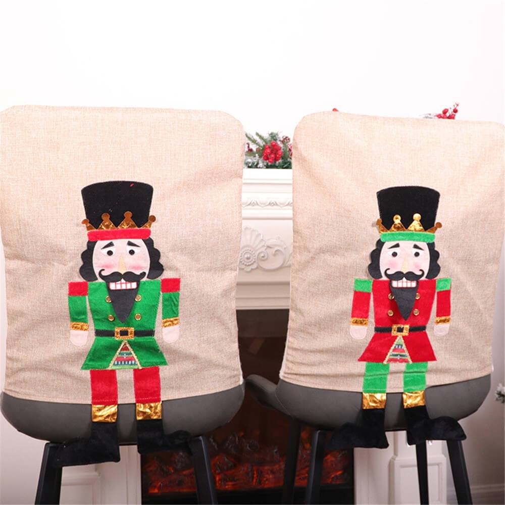 Christmas Chair Covers Dining Room Decor Dinner Chair Back Covers、shopify、sdecorshop