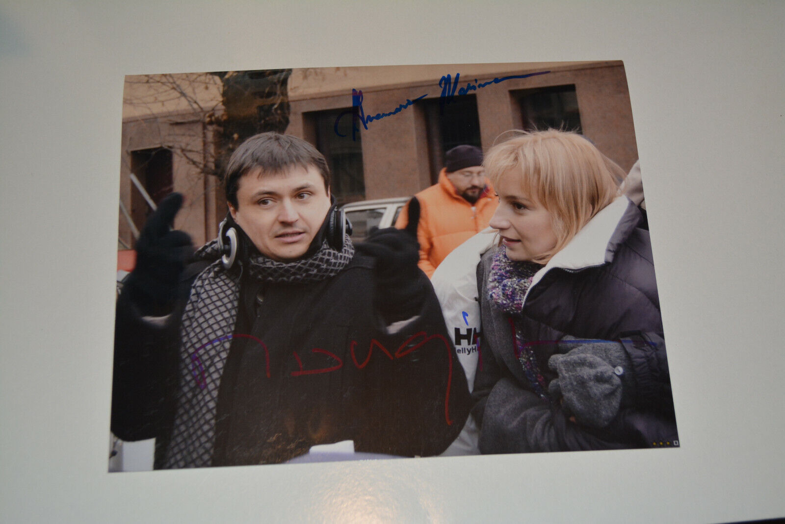 CRISTIAN MUNGIU & ANAMARIA MARINCA signed autograph In Person 8x10