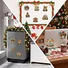6PCS Fairyland DIY Pearl Diamond Painting Christmas Fridge Magnets, Sparkling Rhinestone Refrigerator Magnet Craft Kit for Home Decor & Gifts