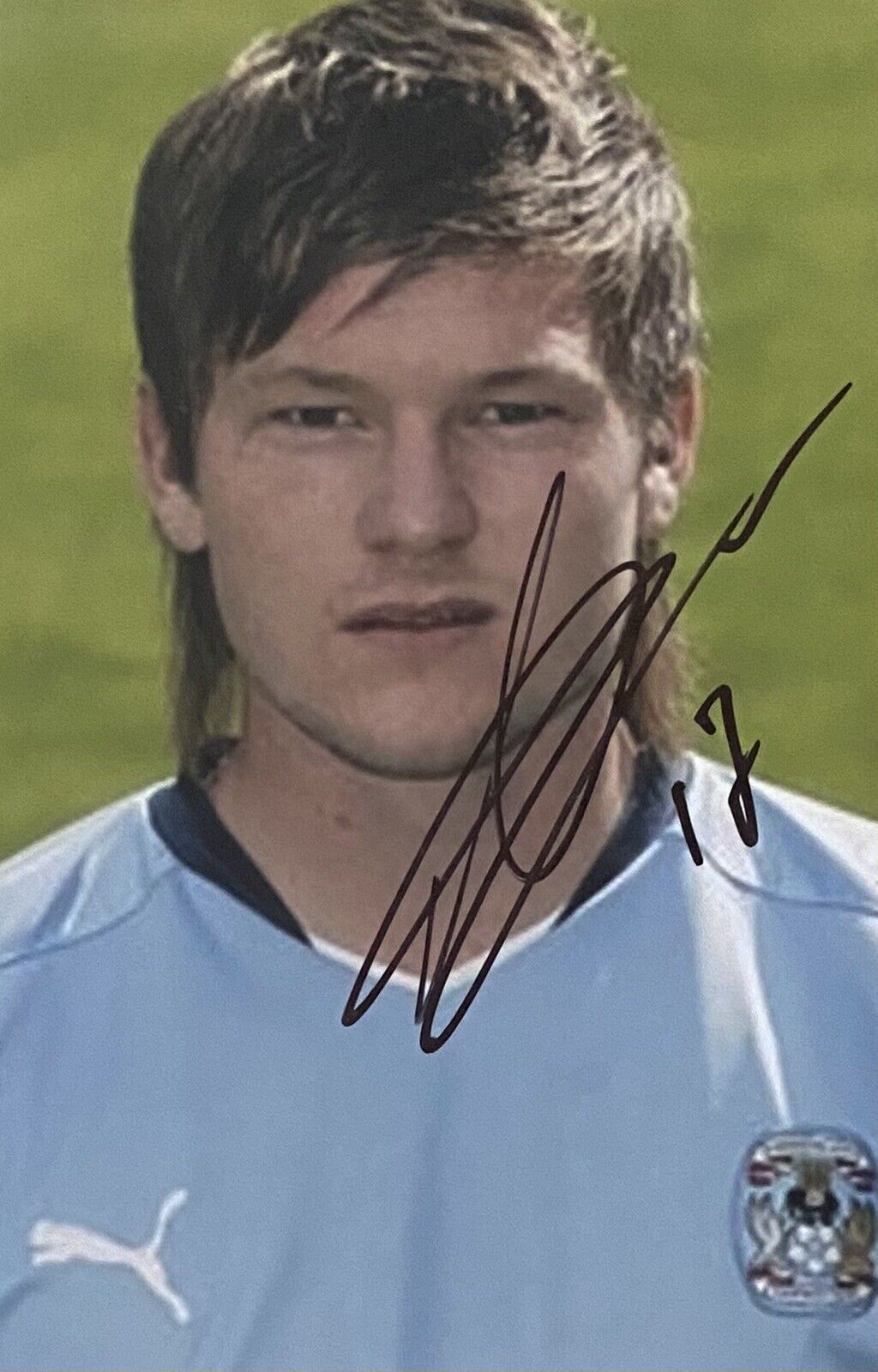 Aron Gunnarsson Genuine Hand Signed Coventry City 6X4 Photo Poster painting