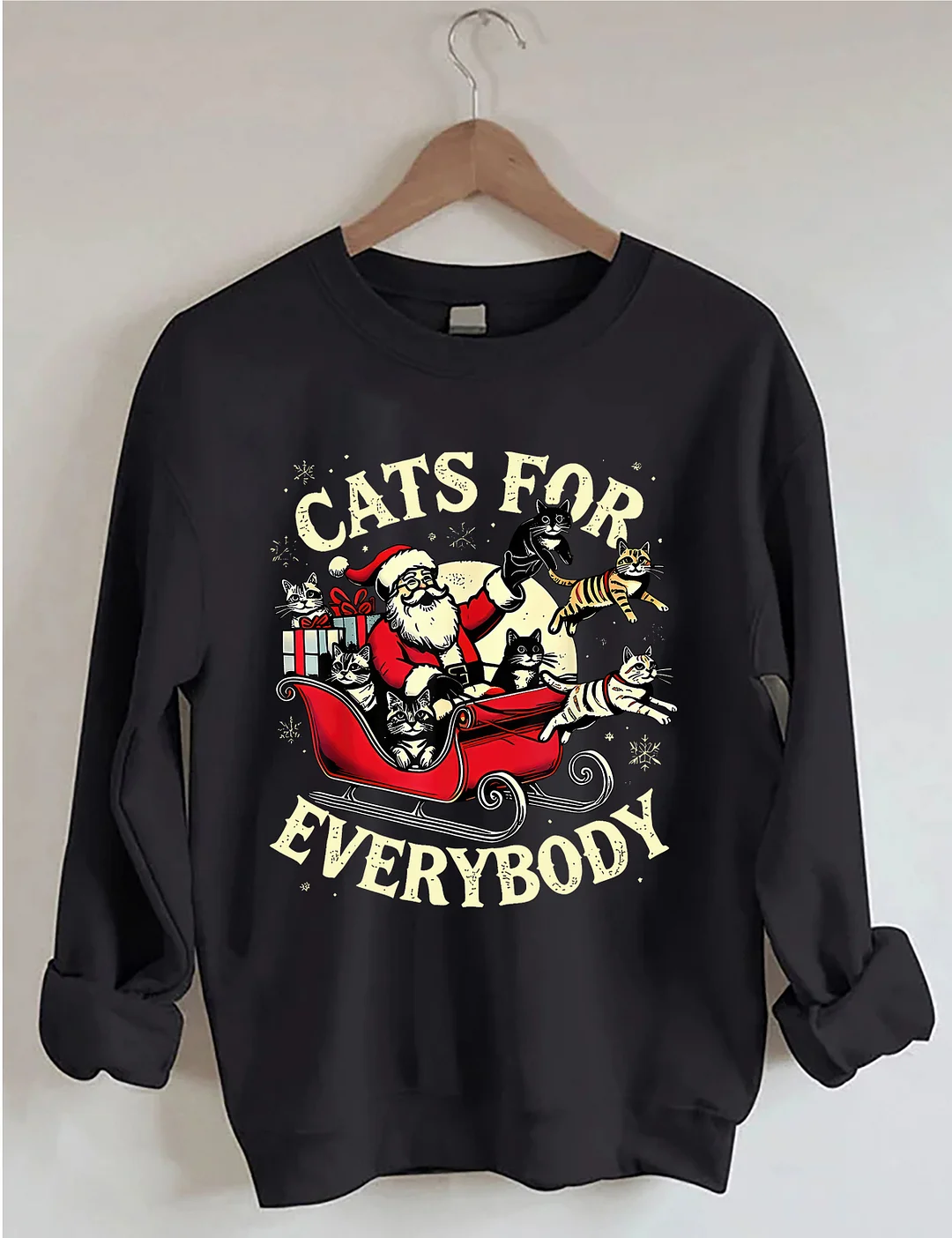 Christmas Cats For Everybody Sweatshirt