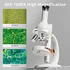Student Optical Microscope 40X-1600X Magnification With Microscope And a Lot of Lab Equipment