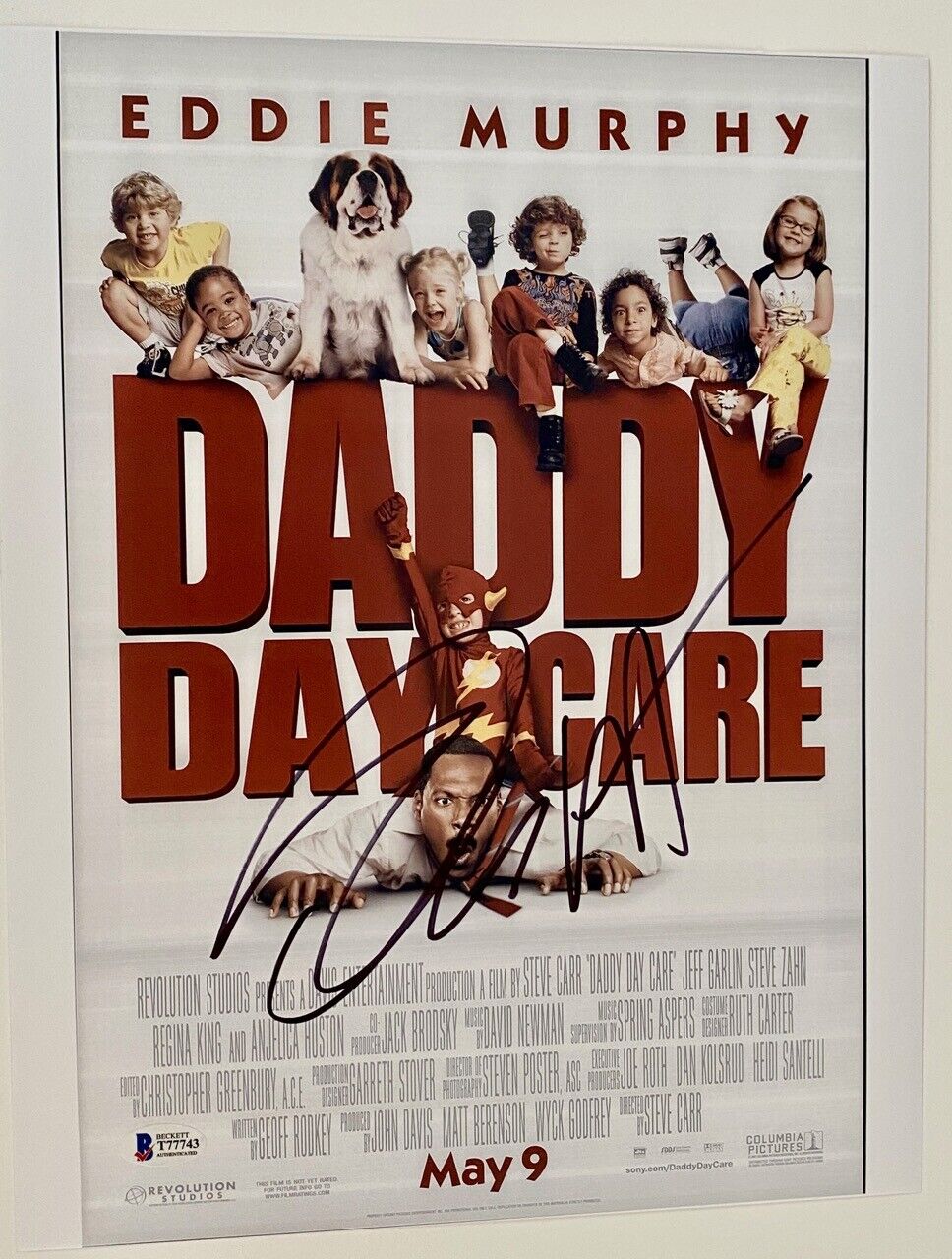 Eddie Murphy Signed Autographed 11x14 Photo Poster painting DADDY DAY CARE Beckett BAS COA