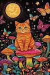 Luxury AB Velvet Diamond Painting Kit - Cat
