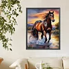 Cheval-Plein carré diamant peinture-40 * 50cm