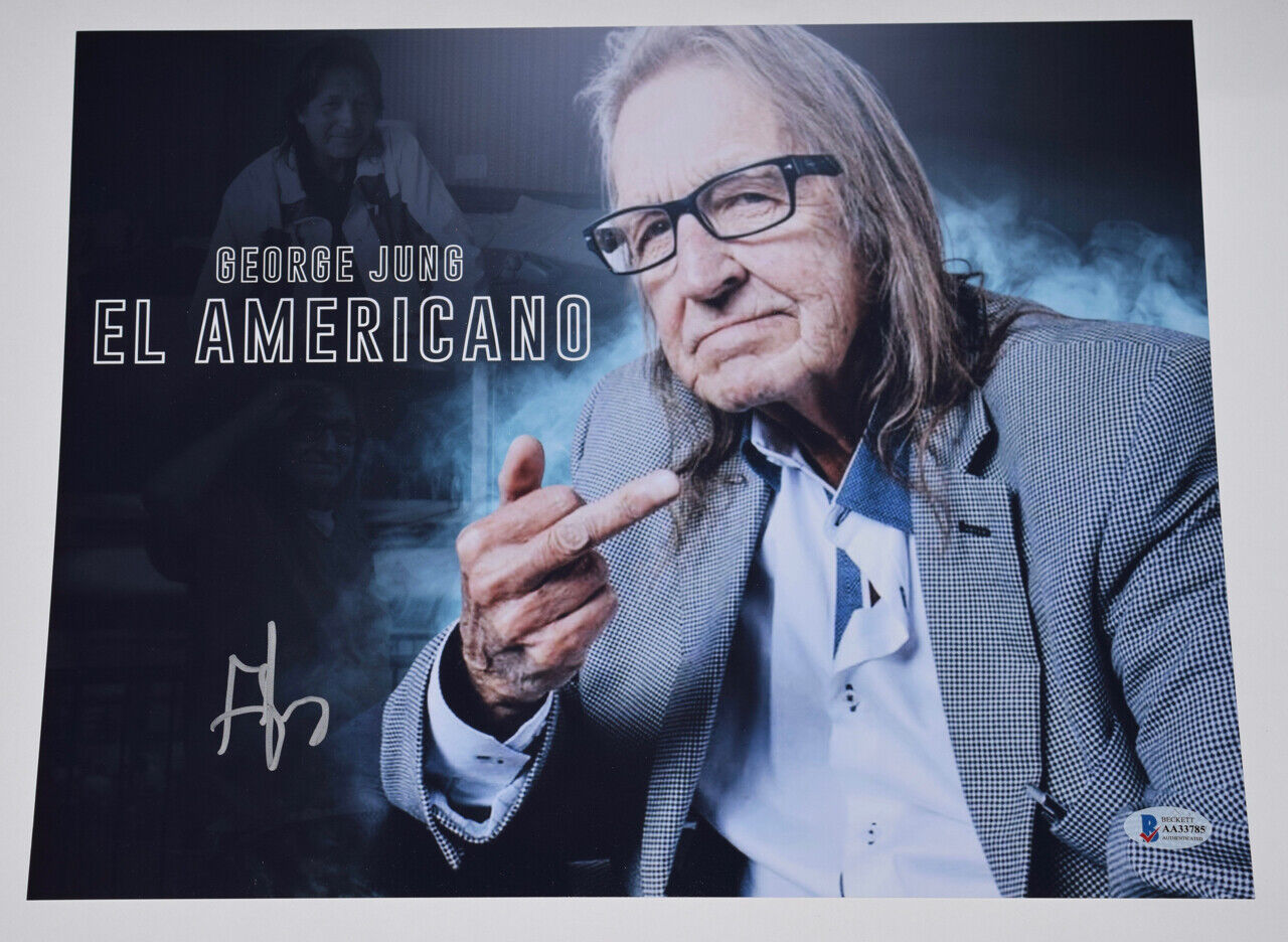 Boston George Jung Signed Autograph 11x14 Photo Poster painting Blow Movie Smuggler Beckett COA