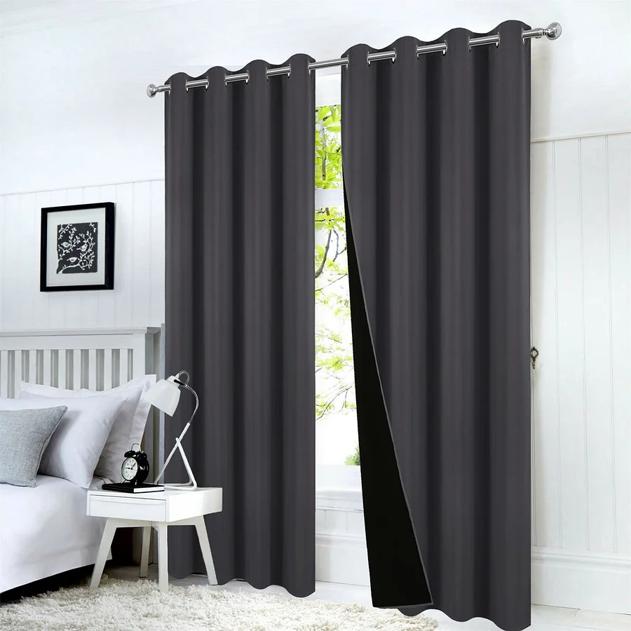 Lemomo Blackout Curtains,100% Blackout Curtains