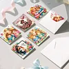 6pcs Diamond Painting Happy Mothers Day Greeting Card with Envelope for Family Friends Holiday Gift Congratulations