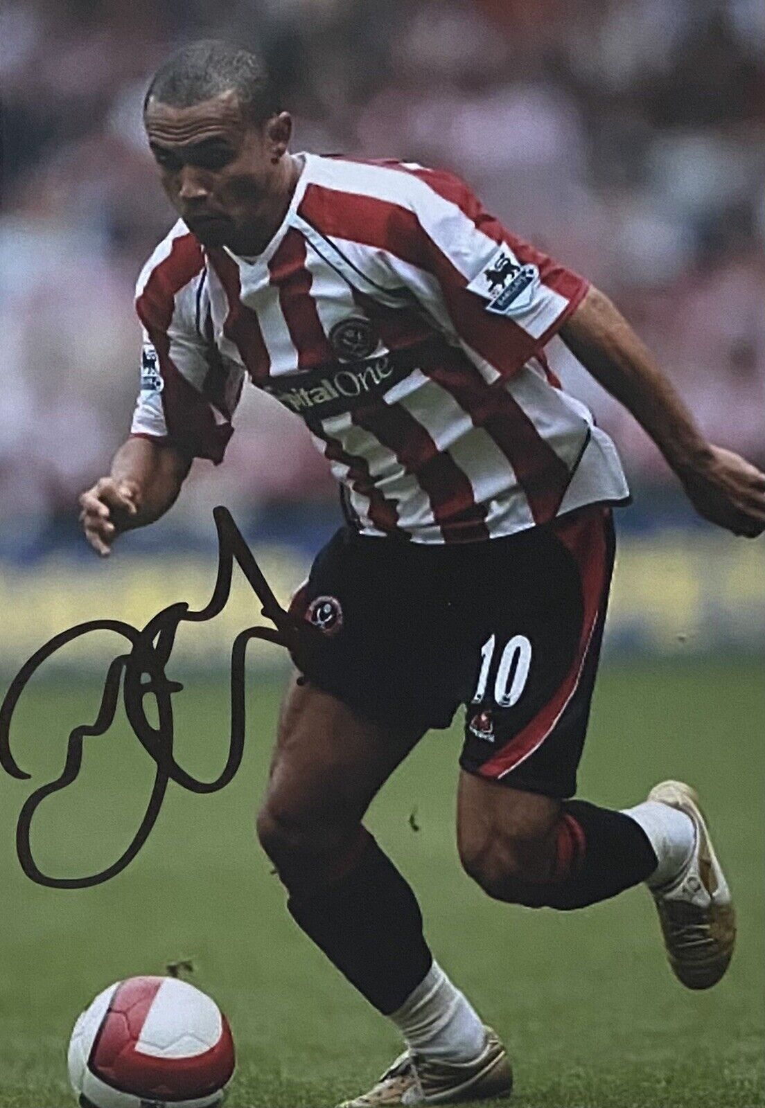 Danny Webber Genuine Hand Signed Sheffield United 6X4 Photo Poster painting 11