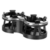 Two-Hole Tea Cup Stand Bracket Double Hole Water Bottle Support Auto Accessories