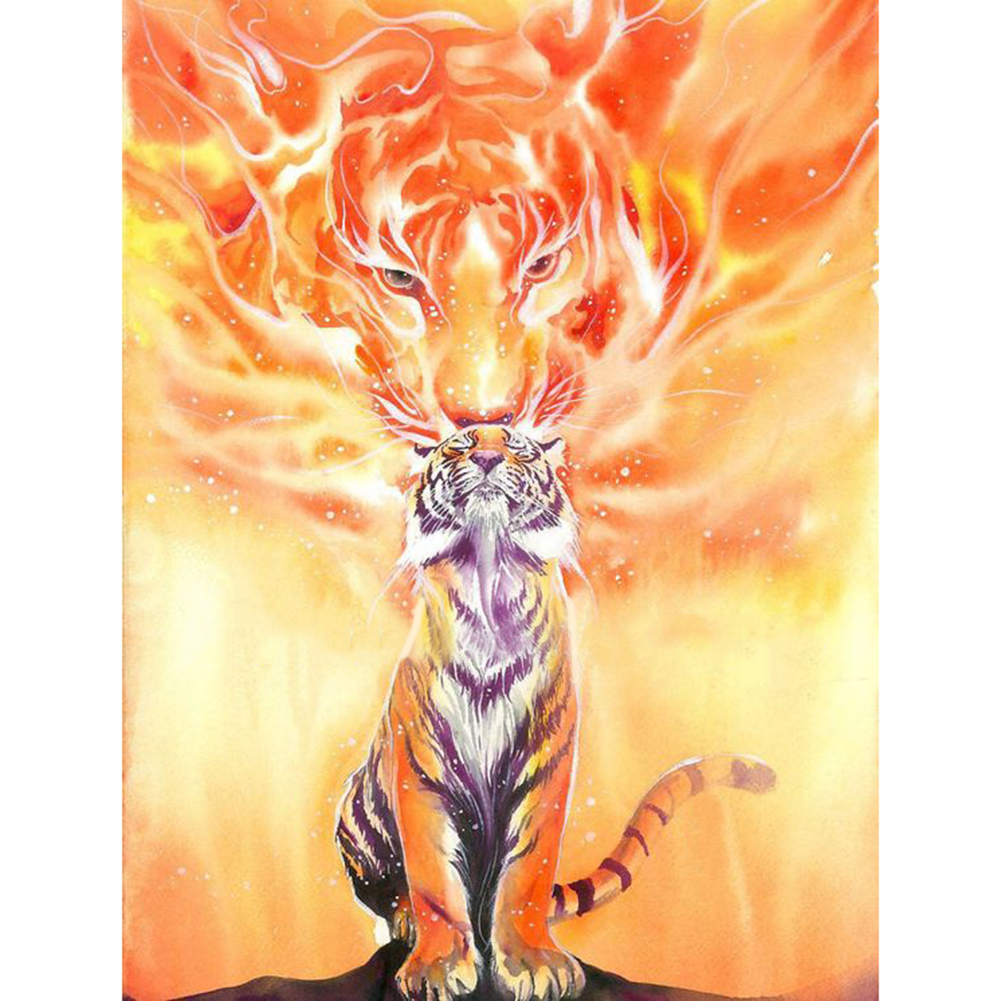 

Fierce Tiger - Round Drill Diamond Painting - 30*40CM, 501 Original