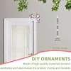 (US Local)Baby Elephant Diamond Art Door Right Angle Sign for Indoor Outdoor Wall