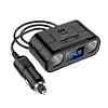 Car Cigarette Lighter Socket PD 22W Car Charger Adapter 2 Socket Digital Display