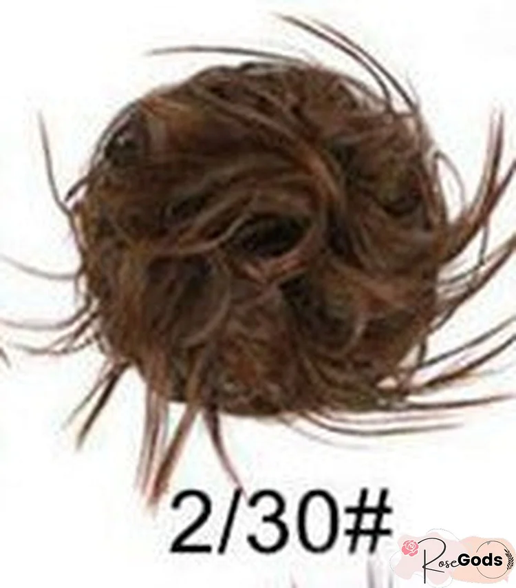 Rubber Band Chemical Fiber Wig Ring Chicken Tail Hair Ring Fluffy Curly Hair Ring