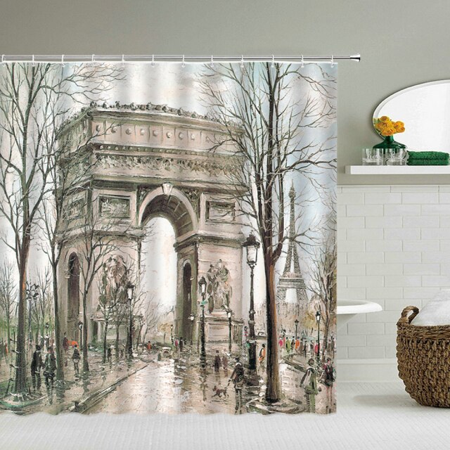 

Shower Curtain – European Scenery-180*180cm, 501 Original