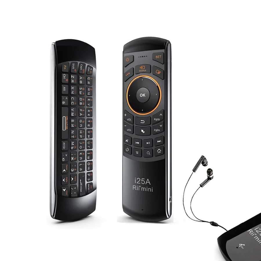 Rii i25A 2.4G Remote Control With Earphone Jack
