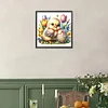 5D DIY Full Square Drill Diamond Painting Easter Chicken Home Decor Art 35x35cm