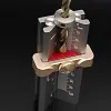3 in 1 Multifunctional Measuring Meter Drill Depth Meter Drill Stop Measure and Drill Point Angle Meter Grinding Gage and Table Saw Height Meter Woodworking Tool