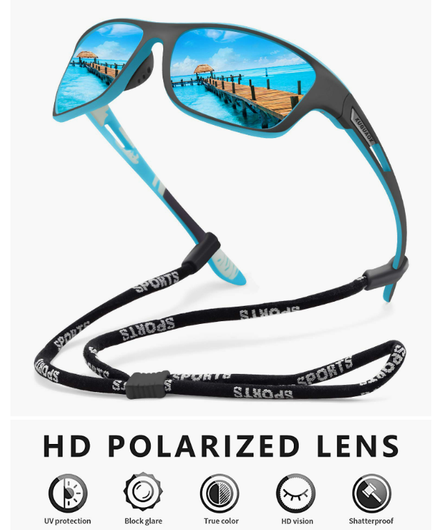 2023 Ultra-Light Men's Outdoor Sports Sunglasses with Anti-glare Polarized Lens