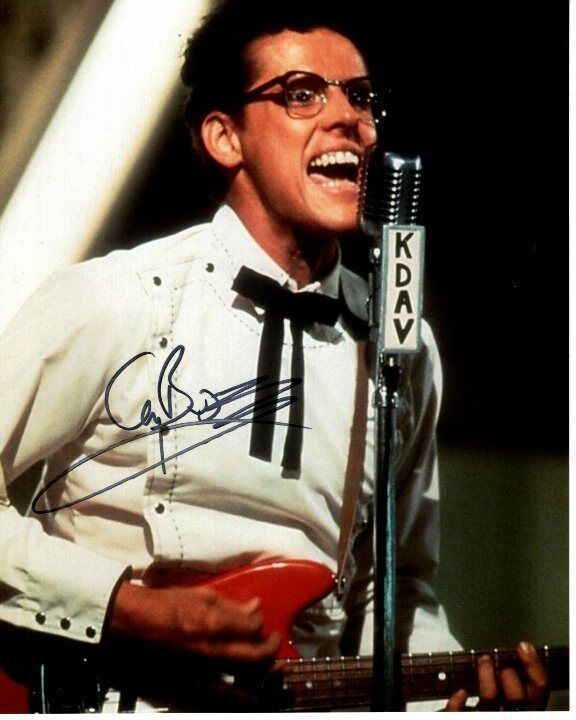 GARY BUSEY signed autographed THE BUDDY HOLLY STORY Photo Poster painting