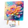 Colorful Flowers-Paint by Numbers Acrylic Painting 40*40CM(Watercolor)(HOT)