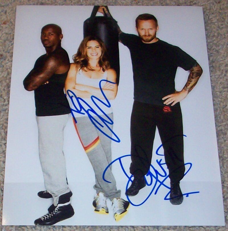 JILLIAN MICHAELS & DOLVETT QUINCE SIGNED THE BIGGEST LOSER 8x10 Photo Poster painting w/PROOF