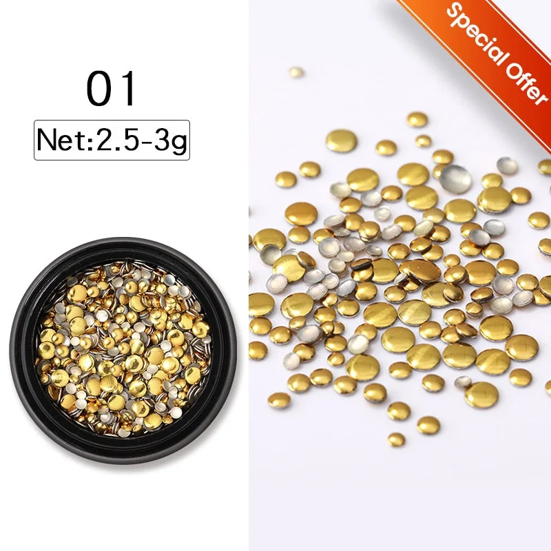 Butterfly Design Mixed Ultra-thin Hollow Metal Patch Snowflake DIY Jewelry Nail Art Decoration Metallic Nail Art Sequins Gem-Nail Inspo