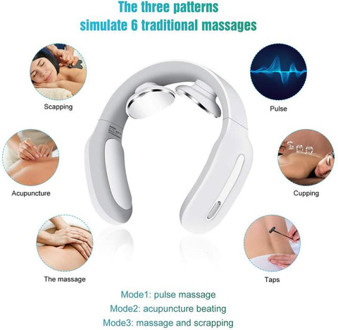 Smart Heated Pulse Neck Massager