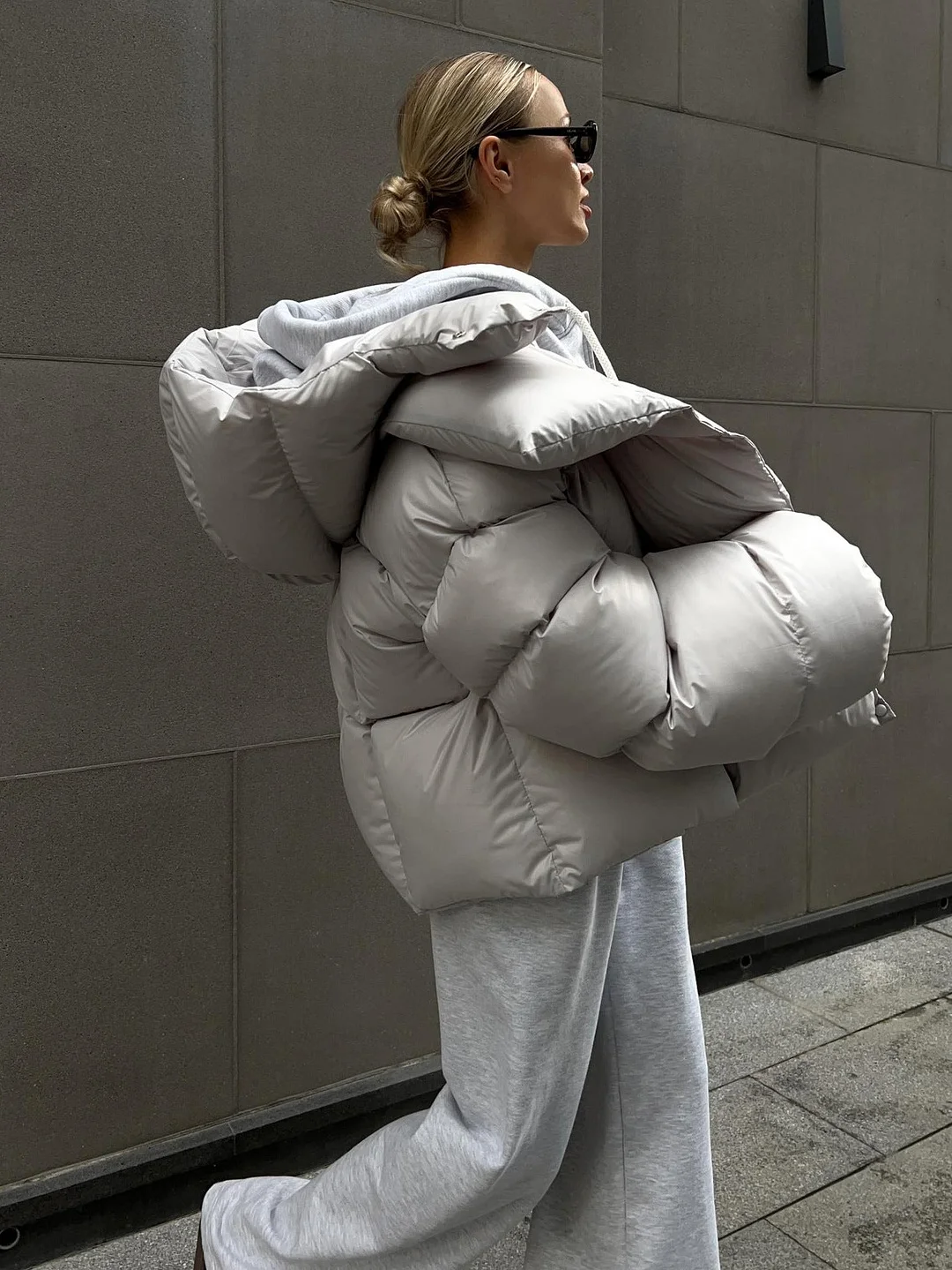 Uveng Winter Trendy Personality Street Hood Coats