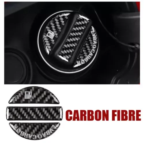Dronehint Universal Carbon Fiber Car Accessories Fuel Tank Cap Sticker Cover Decor Parts (For: Acura) Parts