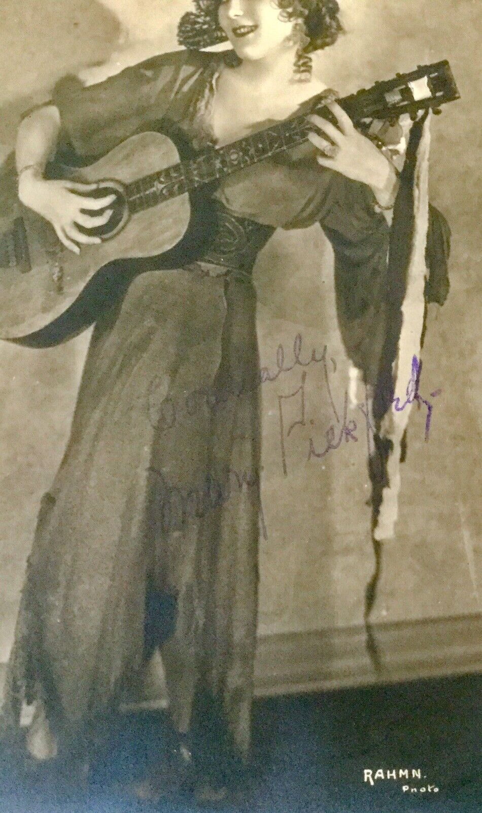 MARY PICKFORD Vintage ROSITA Move Picture REAL Signed Photo Poster painting Silent Movies RAHMN