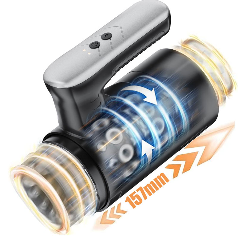 Subscriber Exclusive &mdash; Automatic Thrusting Rotation Male Masturbator Penis Trainner By Rose Toy