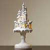 Fairy Tale Town Plaster Touch-Control Aroma Diffuser Lamp for Bedroom Bedside Ambient Essential Oil Diffuser Night Light Ornament