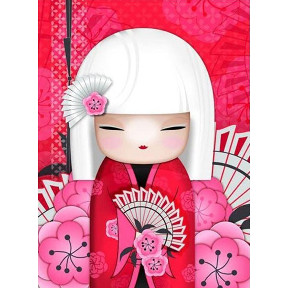 

Kokeshi Doll - Round Drill Diamond Painting - 30*40CM, 501 Original