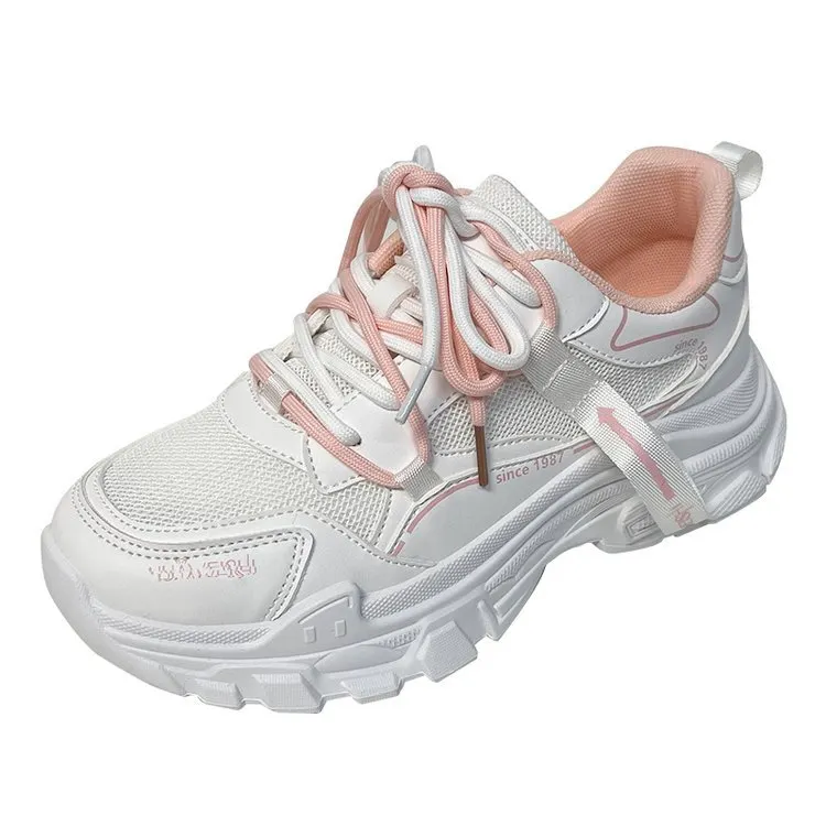 Churchf Churchf Shoes Female 2024 Autumn / Winter New Color Lace Platform Platform Small White Shoes Ins Tide Casual Sports Shoes Women