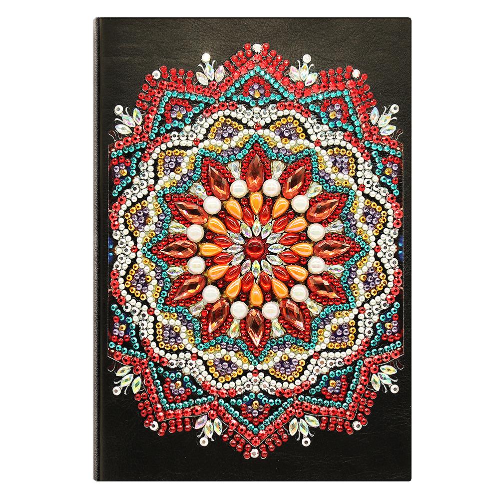 

Mandala-DIY Creative Diamond 50 Pages A5 Notebook, 501 Original