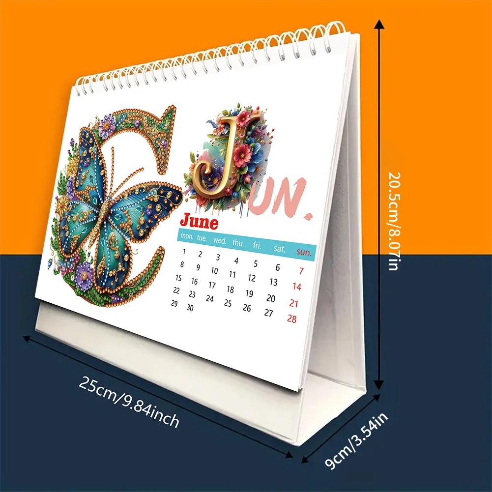 Diamond Painting Monthly Calendar Kit Diamond Art Calendar for DIY Crafts Party