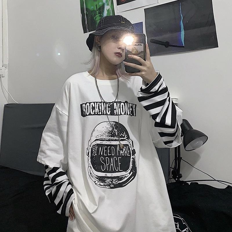 I NEED MORE SPACE FAKE TWO PIECE LONG SLEEVE T-SHIRT