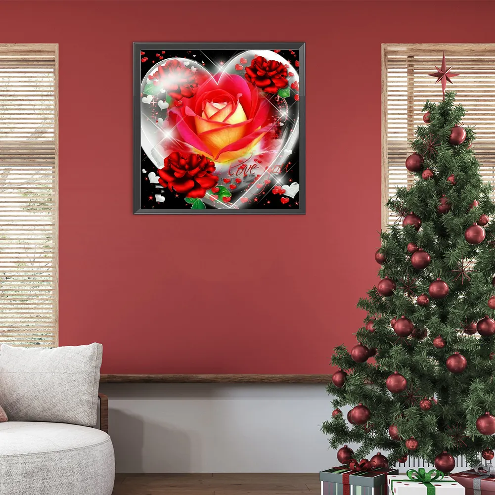 DIY Paint By Number 40*40cm - Rose