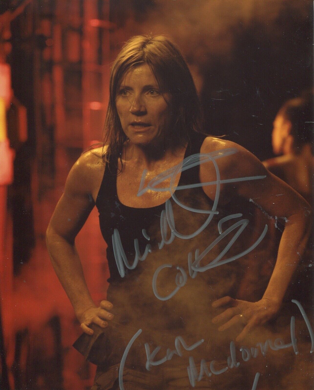 Actress Michelle Collins signed DOCTOR WHO 8x10 Photo Poster painting IMAGE No3