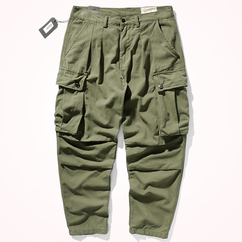 Retro Military Multi-Pocket Casual Cargo Pants