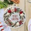 Christmas Wreath-Embroidery Kit