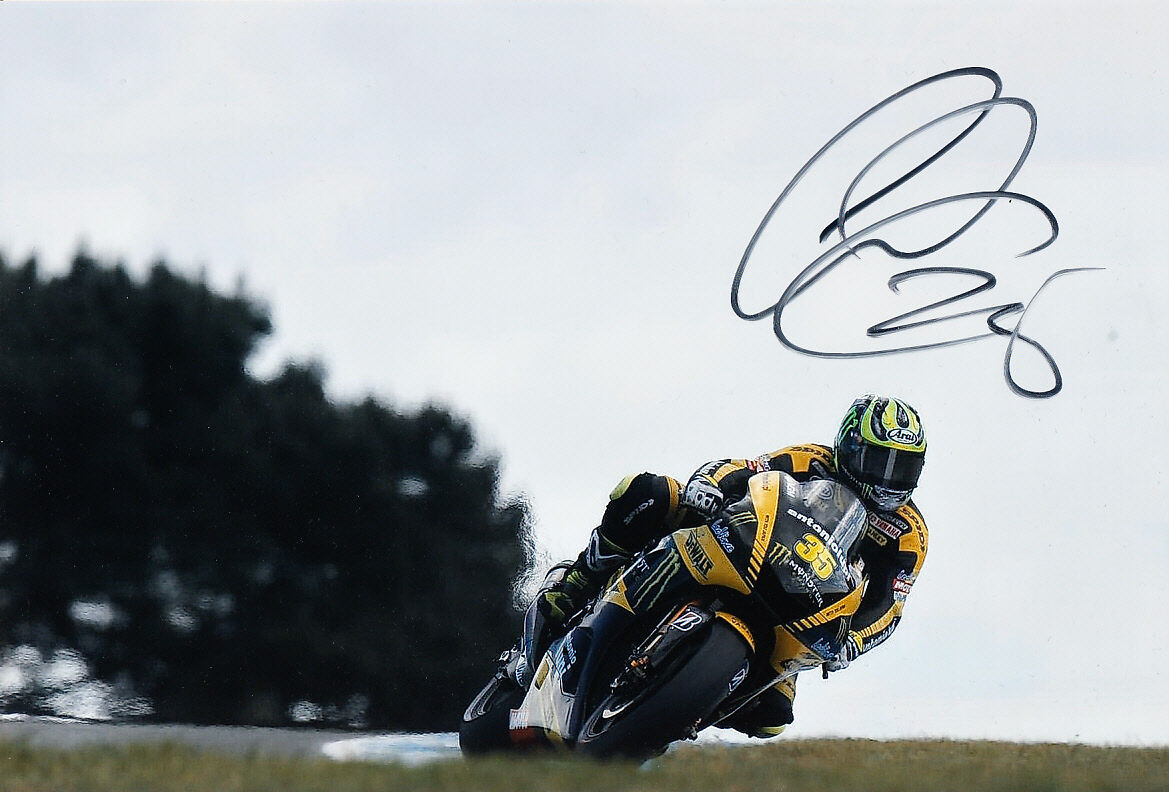 Cal Crutchlow Hand Signed Moto GP 2011 Yamaha Tech 3 Photo Poster painting 12x8 6.